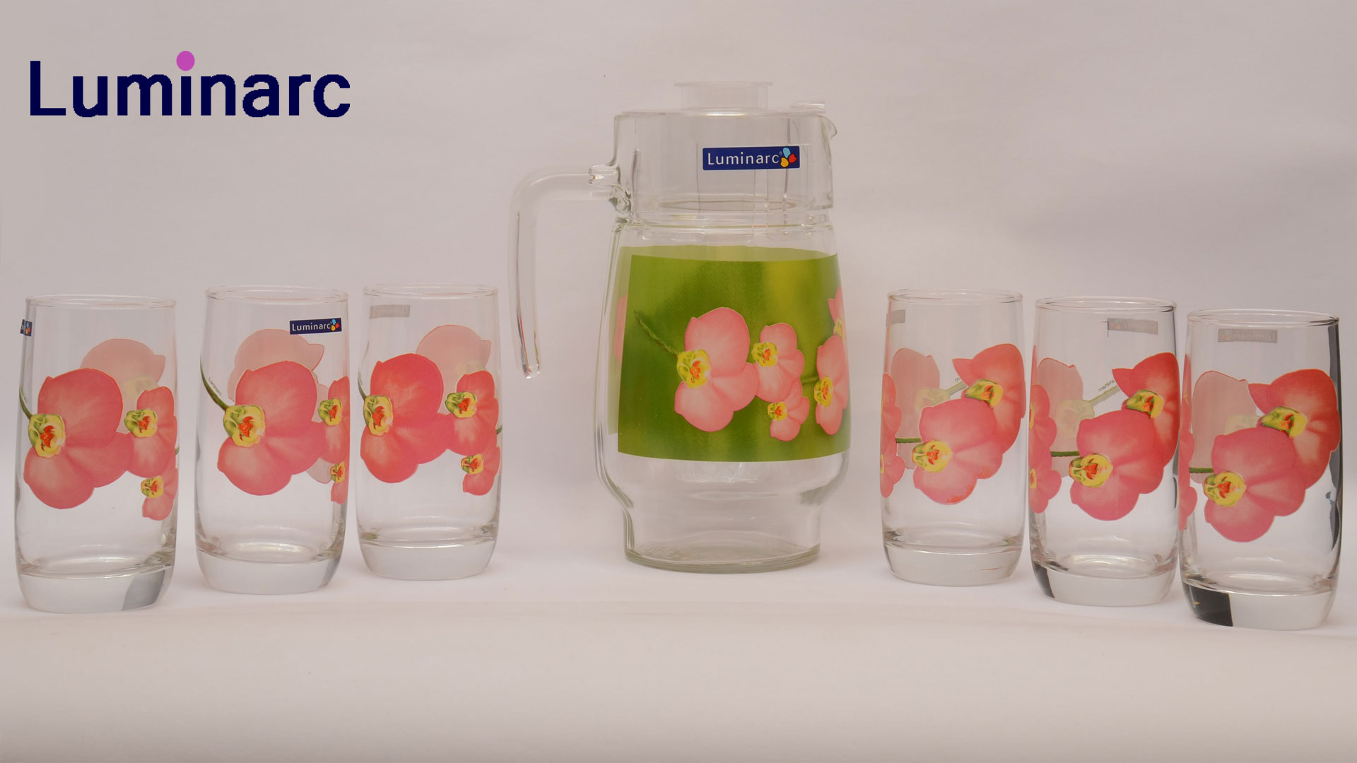 Luminarc Erine Juice set of 7#l2349#
