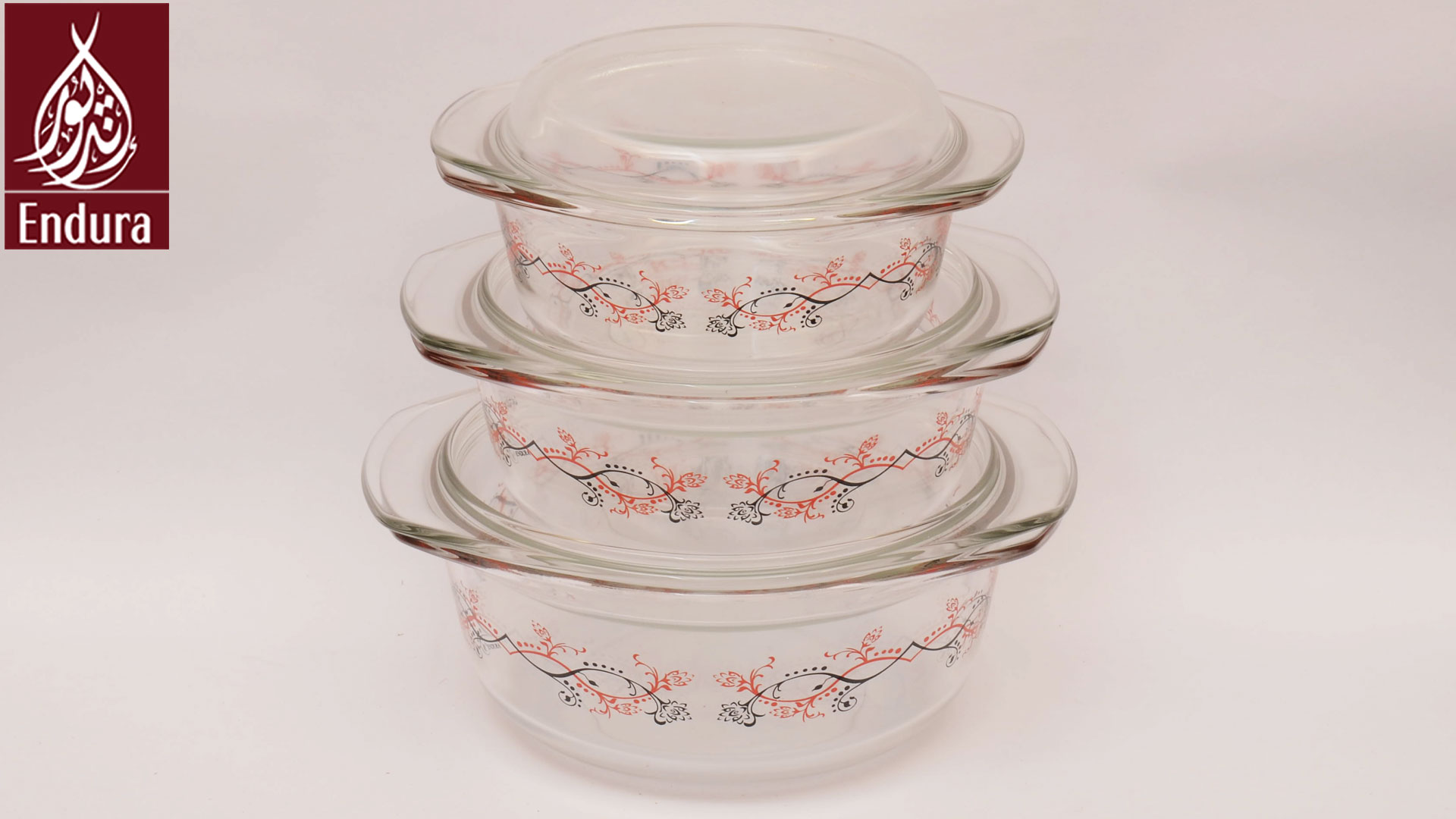 Endura Bella Casserole Bowl set of 3 pcs#k5764#