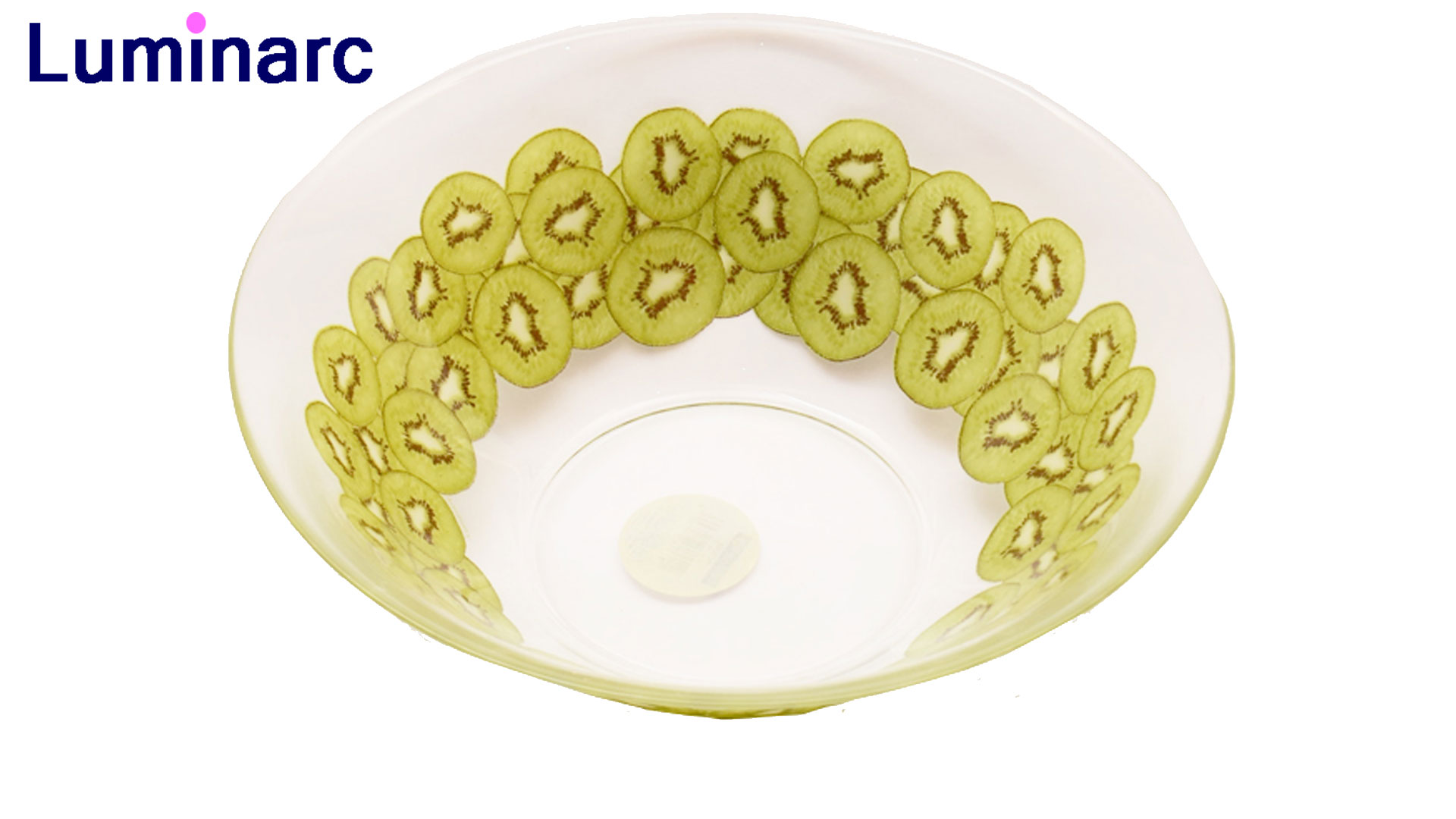 Luminarc Kiwi glass salad bowl#h0952#